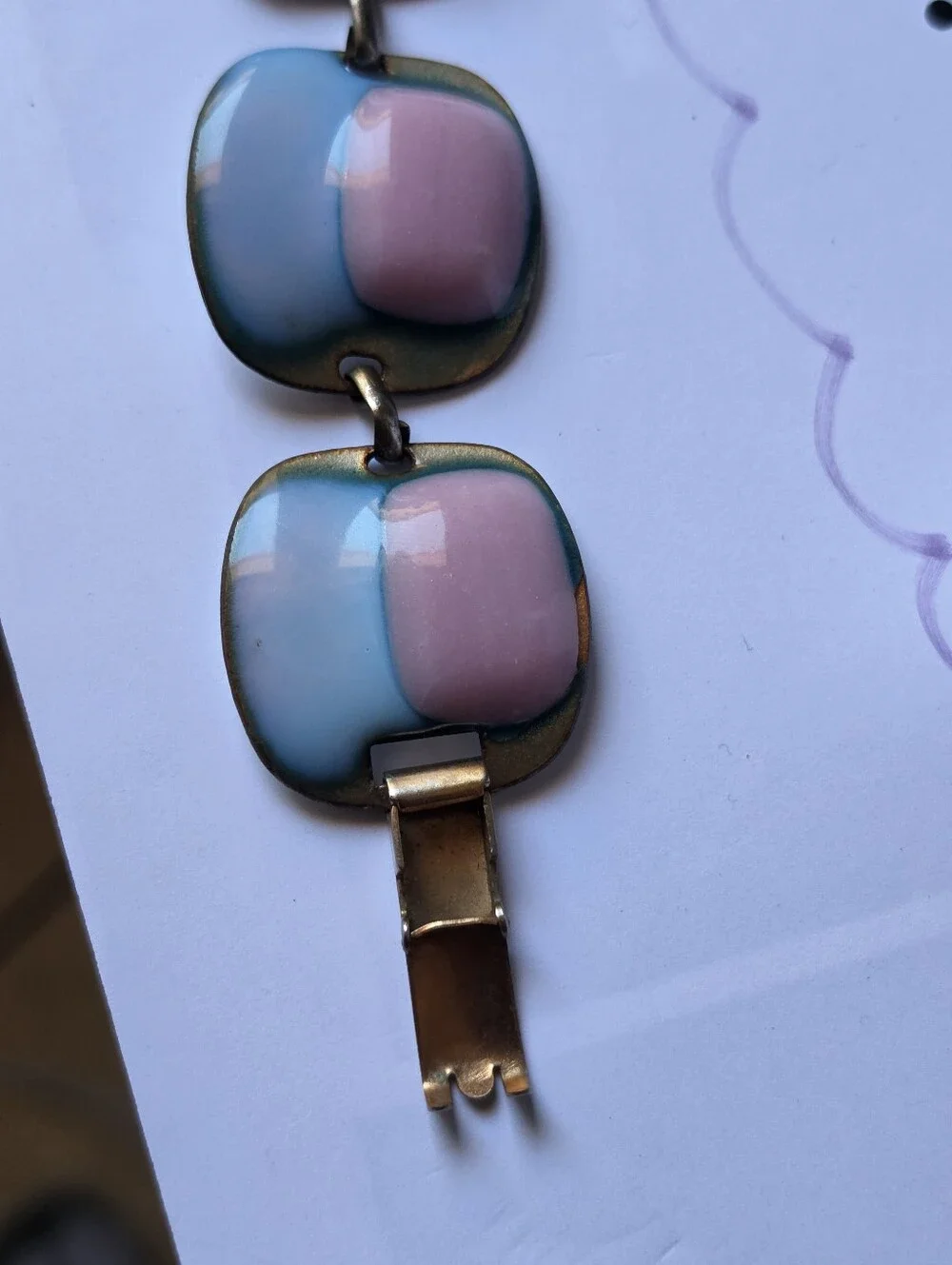 Kay Denning Vintage Enamel Bracelet